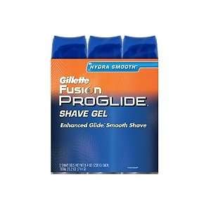 Gillette Fusion Proglide Shave Gel   3 Ct.   8.4 Oz. Ea.