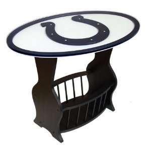  Indianapolis Colts Glass End Table