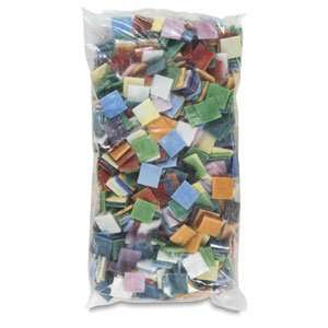   Studio Stained Glass Tiles   Red, 8 oz, Glass Chips