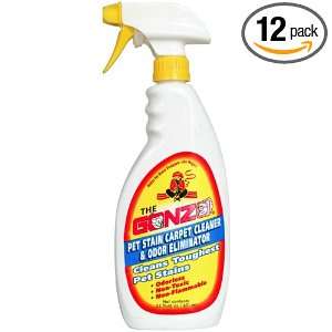  Gonzo Pet Stain Remover, 22 Ounce Bottles (Pack of 12 