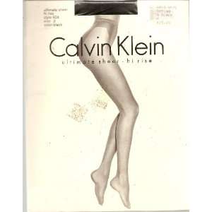  Calvin Klein Ultimate Sheer hi rise Pantyhose a, black 