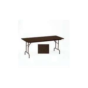   thick Fixed Height Folding Table   Black Granite Top: Home & Kitchen
