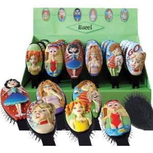  Rucci Cartoon Hair Brush Display Beauty