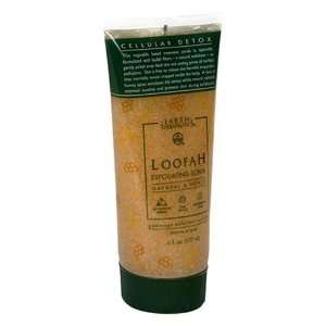 Earth Therapeutics Loofah Exfoliating Scrub, Oatmeal & Honey, 6 Ounces
