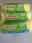 Libman Gator Mop Refill   THREE Mops (Yellow)