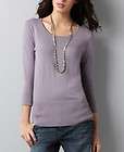 Ann Taylor Loft Purple Zip Back Sweater S Petite NWT New  
