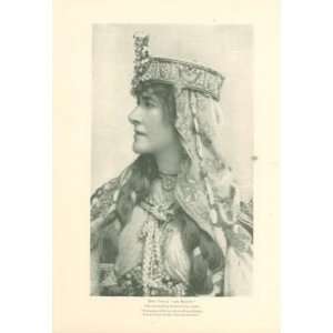   1896 Print Actress Ellen Terry Playing Lady Macbeth 
