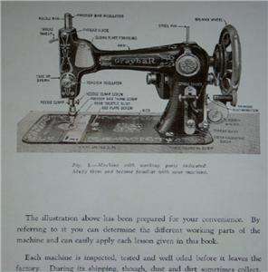 Manual de la instrucción de maquina de coser de la lanzadera de no. 1 
