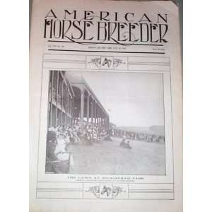  1912 American Horse Breeder Magazine Harness Racing Horse 