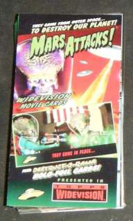 MARS ATTACKS Widevision Movie Cards 72 Card Set. This great set 