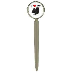  I Love My Puli Letter Opener: Office Products
