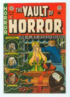   Horror 35 EC 1954 Christmas Cover Mid/High Grade Original Owner  