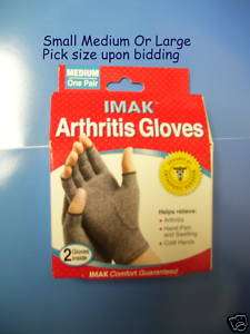 Arthritis Gloves PeR PAIR IMEX Size MEDIUM  