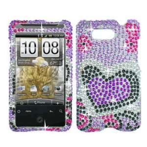   Bling Diamond Snap On Cover Hard Case Cell Phone Protector for HTC
