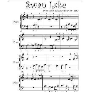  Swan Lake Tchaikovsky Beginner Piano Sheet Music Peter 