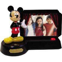 NOVELTY MICKEY MOUSE PICTURE FRAME WITH UP TO SIX MESSAGES TO RECORD
