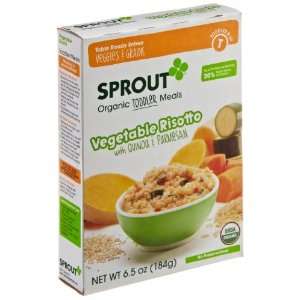 Sprout Organic Toddler Meal Vegetable Risotto with Quinoa and Parmesan 