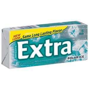 Extra Polar Ice Sugarfree Gum, 15 Stick Plen T Paks (Pack of 24)