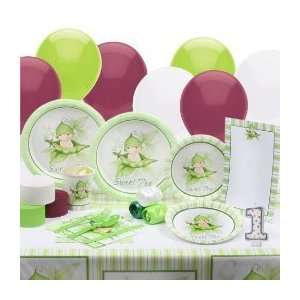 Sweet Pea 1st Birthday Standard Party Pack for 16 guests