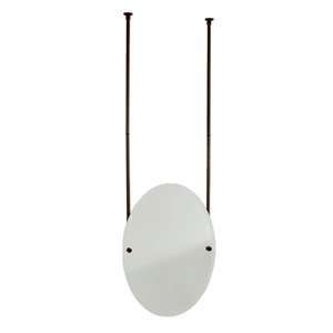   Lighted & Non Lighted Makeup & Wall Mirrors Oval Ceiling Hung Mirror