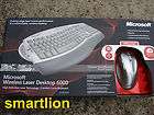 NEW Microsoft Wireless Laser Desktop 6000 b7t 00001 Mouse B5V 00001 