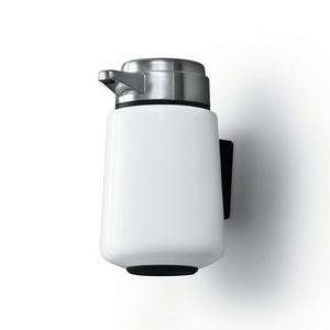   wall mounted soap dispenser white by vipp of denmark