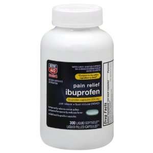  Rite Aid Ibuprofen, 200 mg, Liquid Softgels, 300 ea 