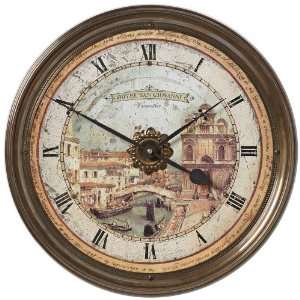  Regency Hotel Venetia Print Wall Clock: Home & Kitchen