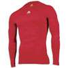 adidas TechFit L/S Compression Crew   Mens   Red / Red