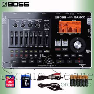 BOSS BR 800 BR800 Digital 8 Track Recorder Cables 4GB  