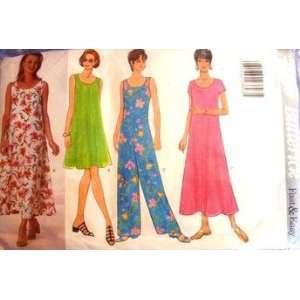  Butterick Sewing Pattern 4558 Misses Dress & Jumpsuit 