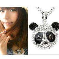   Design Hot Style Fashion Trend Panda Head Pendant Necklace 5036  
