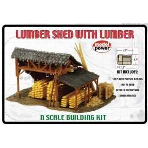  N KIT Lumber Shed with Lumber Toys & Games