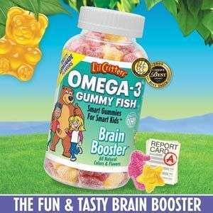 Lil Critter OMEGA 3 Gummy Brain Booster Vitamins 180  