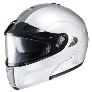   MAX Bluetooth White Modular Snow Helmet   Color  white   Size  Large