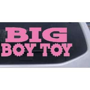 Big Boy Toy Off Road Car Window Wall Laptop Decal Sticker    Pink 8in 
