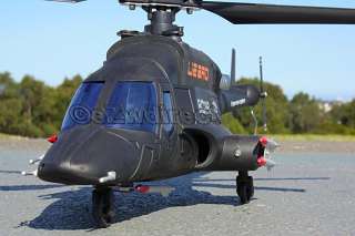     Huge 66CM 4 Channel Lie BAO RC Helicopter Air Wolf Military  