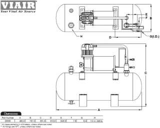  Viair 35030 350C Air Compressor Kit Automotive