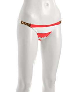 Vix Swimwear peach stripe Napoli bikini bottoms   