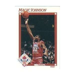    1991 92 Hoops #266 Magic Johnson All Star