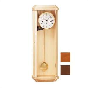   01 Emma Wall Clock Finish European Maple Natural with Brass Pendulum