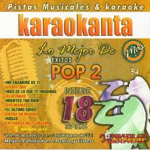  Karaokanta KAR 8054   Pop 2 / Lo Mejor de   Spanish CDG 