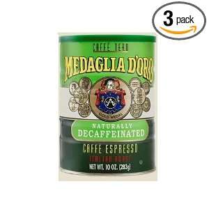 MEDAGLIA DORO Decaf Coffee, 11 Ounce (Pack of 3)  Grocery 