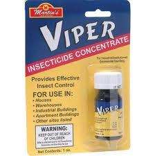 Viper 25% Cypermethrin PEST Control Roaches Spiders 1oz 072693050044 