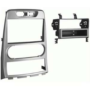  Din and Double Din Radio Installation Kit   Silver: Car Electronics