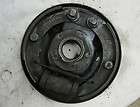 1937 PLYMOUTH LEFT REAR 10 BRAKE BACKING PLATES WITH SHOES AND 