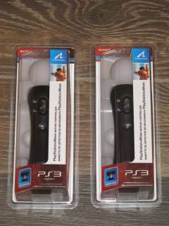 NEW Set of 2 Sony Playstation 3 Move Motion Controllers  