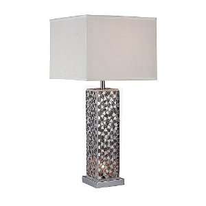  Franca Collection 2 Light 27 Glass Mosaic Table Lamp with 