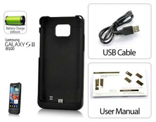 Ultra Thin Extended Battery Power Pack Case for Samsung Galaxy S2 