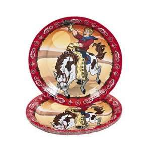    Cowboy Dessert Plates   Tableware & Napkins